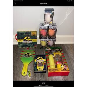 NEW JURASSIC PRK PROFUSION COSMETICS MAKE UP PALETTE BATH BOMBS MIRROR LOT